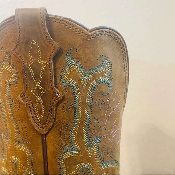 JUSTIN WOMEN'S 12" SQUARE TOE STAMPEDE WESTERN BOOTS - Picture 7 of 10